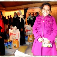 توزيع 1500 سلة غذائية على أيتام اليمن