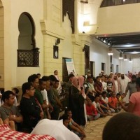 88 مسلماً جديداً بجاليات غرب النسيم  تم تلقينهم الشهادة بجامع الراجحي بالرياض