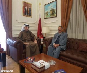 سعادة سفير البحرين بالقاهرة يستقبل الأمين العام المساعد رئيس قطاع الشؤون العربية والأمن القومي بجامعة الدول العربية