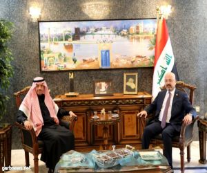 سفير المملكة لدى الأردن يلتقي السفير العراقي