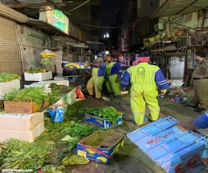بلدية المسفلة تقوم بحملة رقابية على سوق النكَّاسة العشوائي بمكة