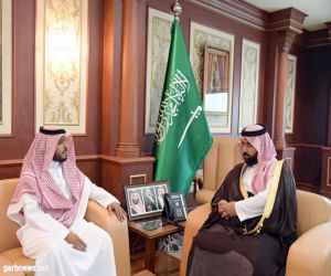 سمو الأمير محمد بن عبدالعزيز يستقبل مدير عام البريد المكلف بالمنطقة