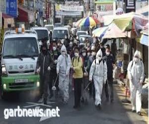 كوريا الجنوبية تسجل 5 وفيات و 104 حالات إصابة بفيروس كورونا