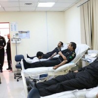 25 متبرع بالدم من منسوبي دوريات الأمن بنجران