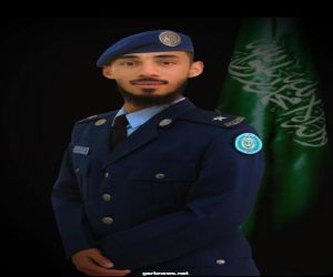 الشهراني يحتفل بتخرجه برتبة ملازم