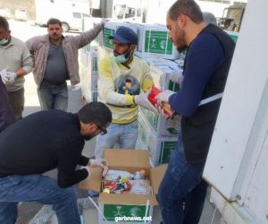 مركز الملك سلمان للإغاثة يواصل توزيع السلال الغذائية على الأسر المحتاجة في الأردن