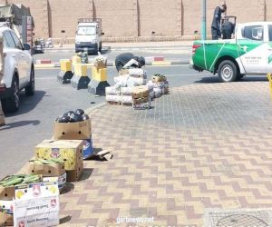#مكة: مداهمة الحلقة المركزية بمشاركة البلدية والدوريات الأمنية