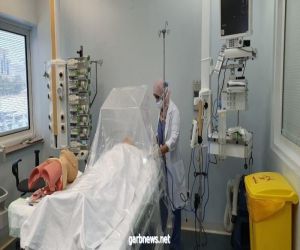 “طبية مكة” تدرب أطباءها على استخدام التنفس الصناعي لمرضى كورونا بطريقة مبتكرة