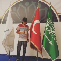 عمر عالم يمثل نادي النشامى التطوعي في تركيا