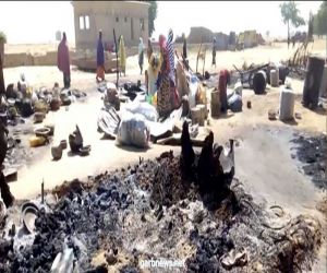 تفحم 14 شخصاً في حريق بمخيم للنازحين في #نيجيريا