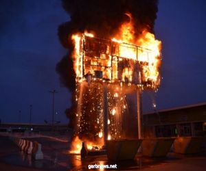 “مدني الجوف” يخمد حريقًا بالشاشة الإلكترونية لسوق الخضار
