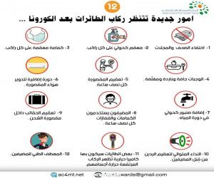 المركز العربي السياحي يكشف الإجراءات الجديدة في الرحلات الجوية ما بعد كورونا