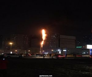 السيطرة على حريق في برج سكني بالشارقة
