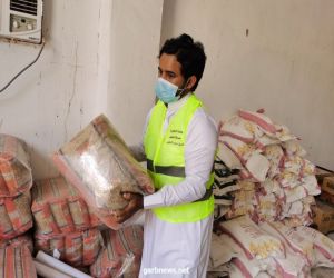 جمعية البر بمحافظة الحرث في جازان توزع أكثر من ٤١٢٠ سلة غذائية