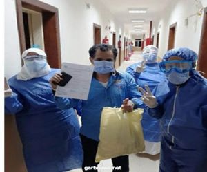 التعافي التام لسبعة حالات من مصابى فيروس كورونا وخروجهم من العزل بمحافظة بنى سويف المصرية
