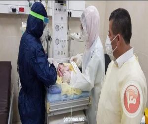 الطفلة "سيلا" مولودة جديدة في فلسطين لأم مصابة بـ "كورونا"