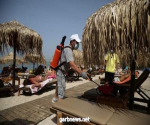 اليونان :  فتح 500 شاطيء  وسط موجة حارة مع مسافات بين المظلات خوفا من كورونا