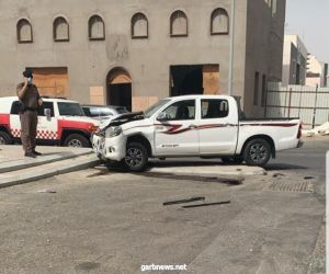 8 إصابات في حادث انقلاب باص بجدة