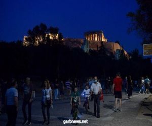 رئيسة اليونان  تشهد  إعادة  فتح موقع  اكروبوليس الأثرى