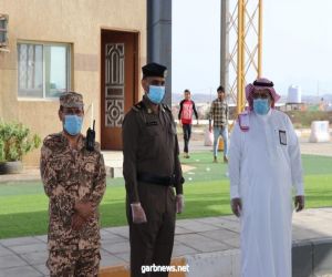 محافظ الحرث ميدانيآ يتابع تطبيق الأجراءات الأحترازية ويهنئ رجال الأمن بالعيد