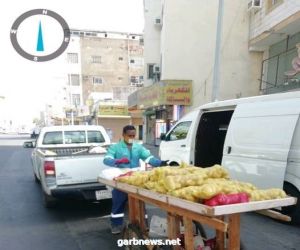 بلدية الشرفية تواصل حملتها على المباسط وتصادر طن من الخضروات والفواكه