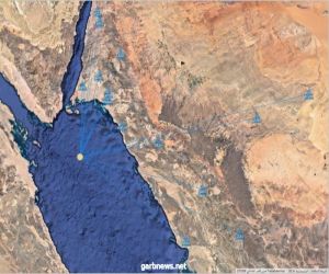 المساحة الجيولوجية السعوديه. هزة أرضية شمال البحر الأحمر بقوة ٤.٧٢ على مقياس ريختر