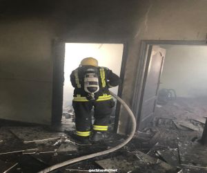 وفاة أربعة مواطنين فى حريق بمنزل شعبي في مركز قيا التابع لمحافظة الطائف