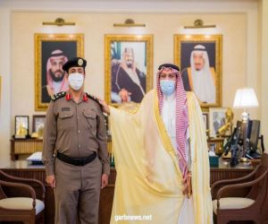 الأمير فيصل بن مشعل يقلد مدير إدارة مركز العمليات المشتركة بإمارة المنطقة رتبة "عميد"