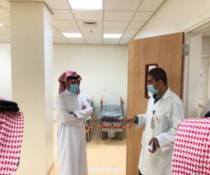 الشهراني يقف على تجهيز مستشفى سبت العلايا الجديد