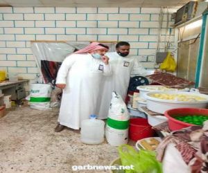 أمانة جدة مصادرة 2330 كيلو من الحلويات داخل منزل شعبي بالجنوب