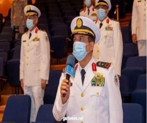 قائد القوات البحرية الملكية السعودية يُعوّم أول "كورفيت" من مشروع السروات