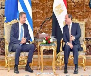 "الرئيس السيسى  يبحث هاتفيا مع رئيس وزراء اليونان تطورات القضية الليبية"