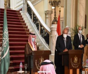 بحث قضايا التعاون الثنائى بين وزيرى خارجية مصر والسعودىة