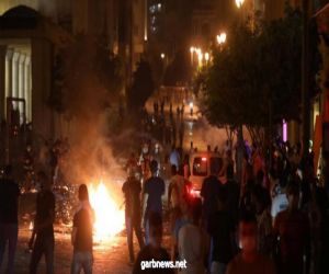 جرحى في مواجهات بين محتجين وقوات الأمن بوسط بيروت