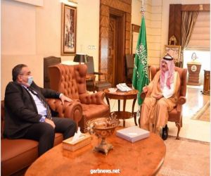 سمو الأمير مشعل بن ماجد يستقبل القنصل العام لجمهورية مصر