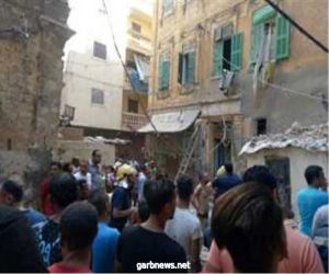 وفاة ربة منزل مصريه وإصابة 4 في انهيار جزئي لعقارين بمنطقة بحري بالإسكندرية