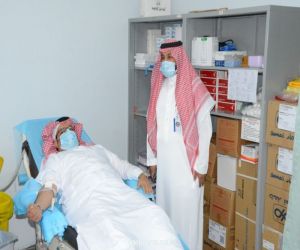 حملة تبرع بالدم بمستشفى الملك فهد بالباحة