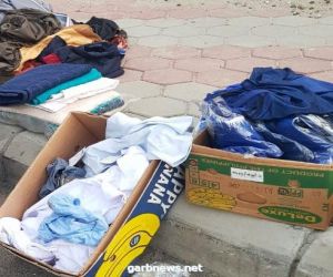بلدية العزيزية تُصادر 175 قطعة ملابس مستعملة