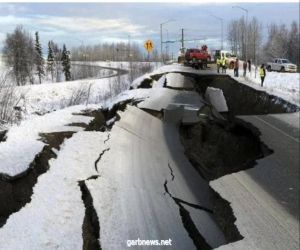 زلزال بقوة 7.5 درجة يضرب ألاسكا