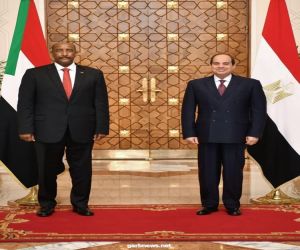 مباحثات بين الرئيس المصري و رئيس مجلس السيادة السوداني اليوم بالقاهرة