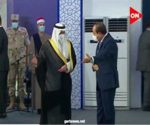 "السيسي" يستقبل أمير تبوك في حفل افتتاح جامعة الملك سلمان بشرم الشيخ