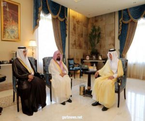 سمو أمير منطقة مكة المكرمة يستقبل الرئيس العام لشؤون المسجد الحرام والمسجد النبوي