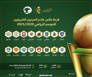 قرعة كأس خادم الحرمين الشريفين لكرة القدم تجري غدًا في جدة
