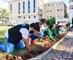 أمانة العاصمة المقدسة تُنفِّذ حملة تطوعية لزراعة النباتات