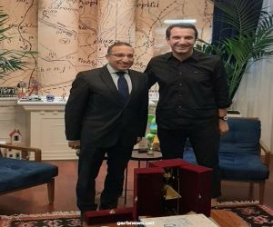 السفير المصري لدى ألبانيا يلتقي عمدة العاصمة "تيرانا"