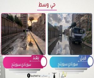 رفع تراكمات المياه بالمناطق  المتضررة ، والتي سببتها كميات الأمطار الغزيرة  بمحافظة الأسكندرية المصرية