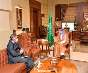 سمو الأمير مشعل بن ماجد يستقبل رئيس مندوبية الاتحاد الأوروبي لدى المملكة.