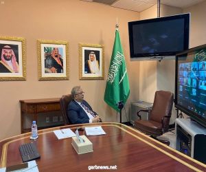 السفير المعلمي يشارك في الاجتماع الافتراضي للمجموعة العربية لدى #الأمم_المتحدة .