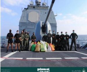 نوعية بقيادة البحرية السعودية.. شاهد قوة الواجب ١٥٠ تضبط وتعترض شحنة مخدرات