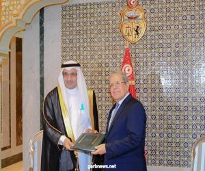 سفير المملكة لدى تونس يسلم نسخة من أوراق اعتماده لوزير الخارجية التونسي